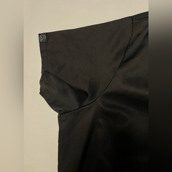 MiNi MARILYN™ BY mediChic™ Women’s Xl Black Scrub Shirt Short Sleeve - Picture 5 of 16